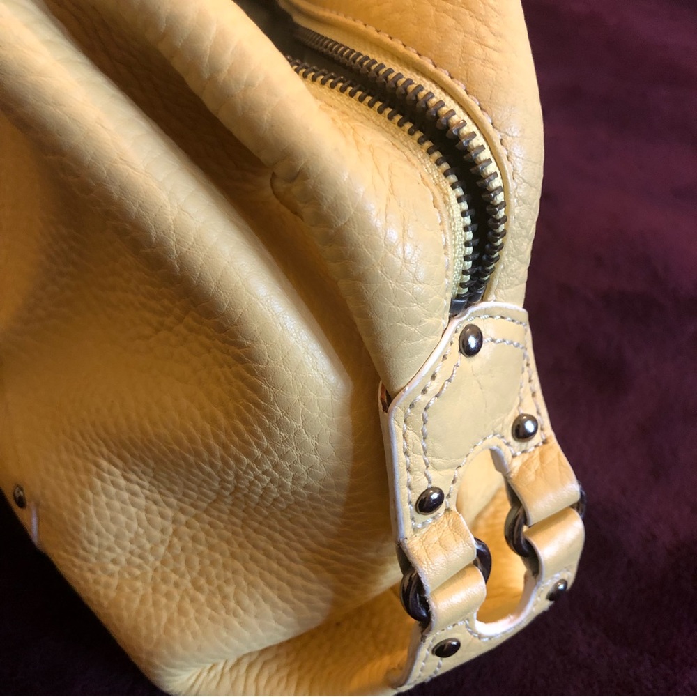 Cole Haan Leather Hand Held Bag, Yellow - Picture 14 of 16
